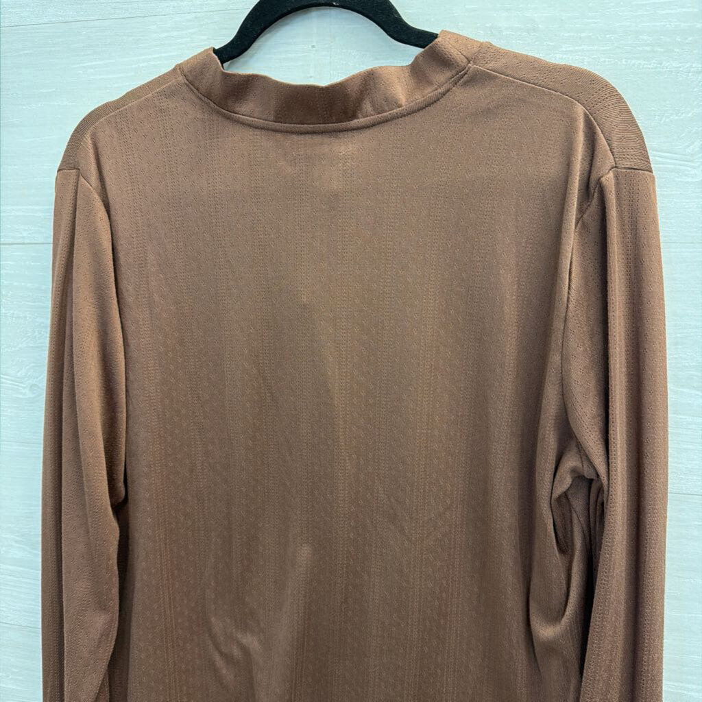 Splendid Brown Lightweight Cardigan Large