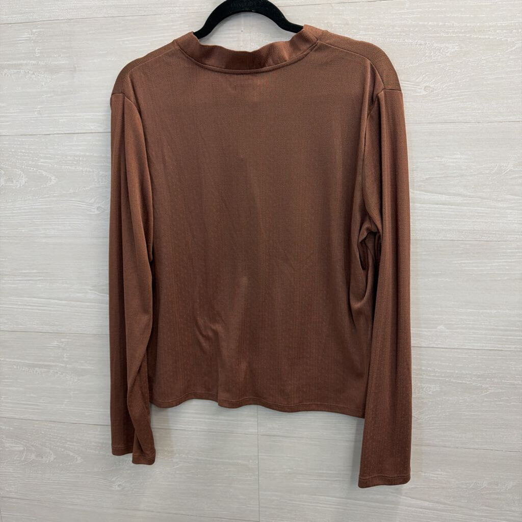 Splendid Brown Lightweight Cardigan Large