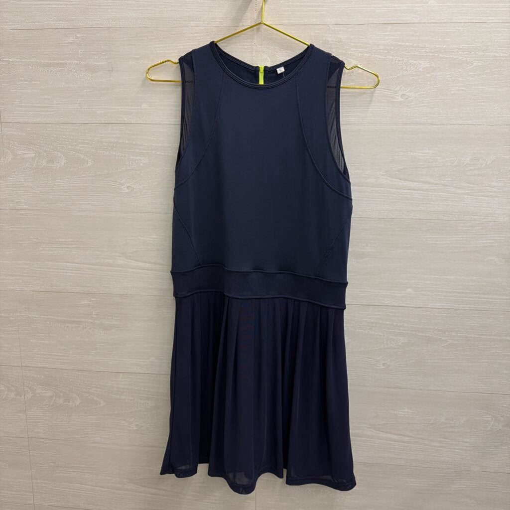 Navy Athletic Dress with Shorts Large