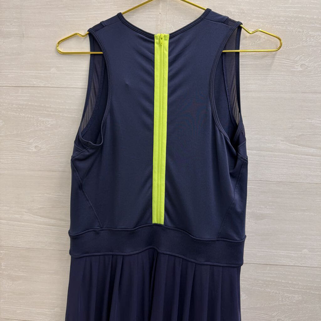 Navy Athletic Dress with Shorts Large