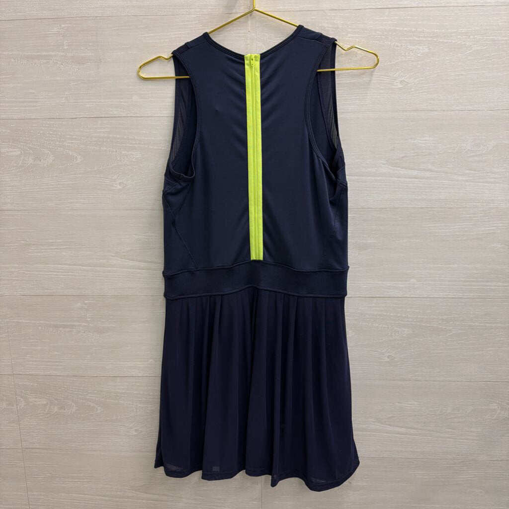 Navy Athletic Dress with Shorts Large