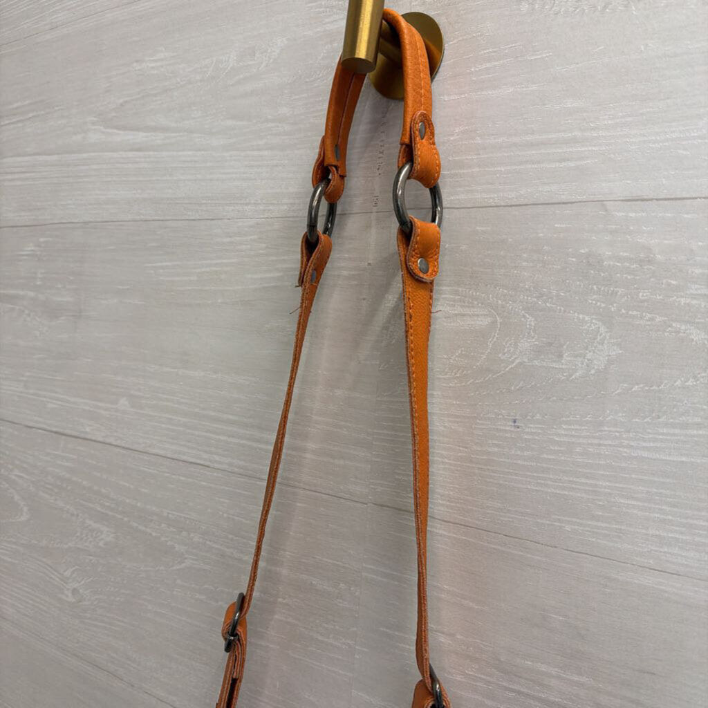 Burnt Orange Fringe Crossbody