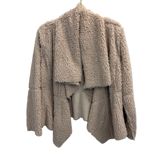 Cream Sherpa Reversible Jacket Medium