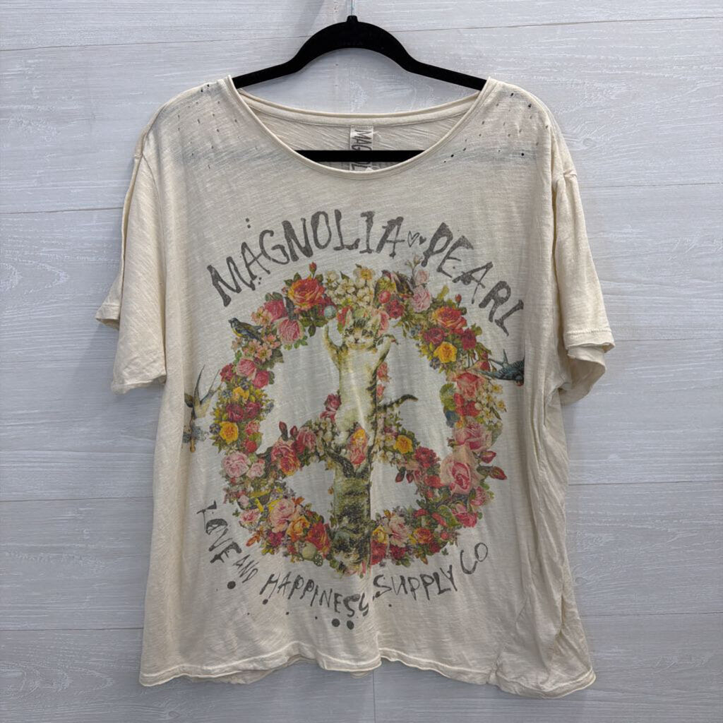 Magnolia Pearl Floral Peace "Love for Love's Sake" O/S