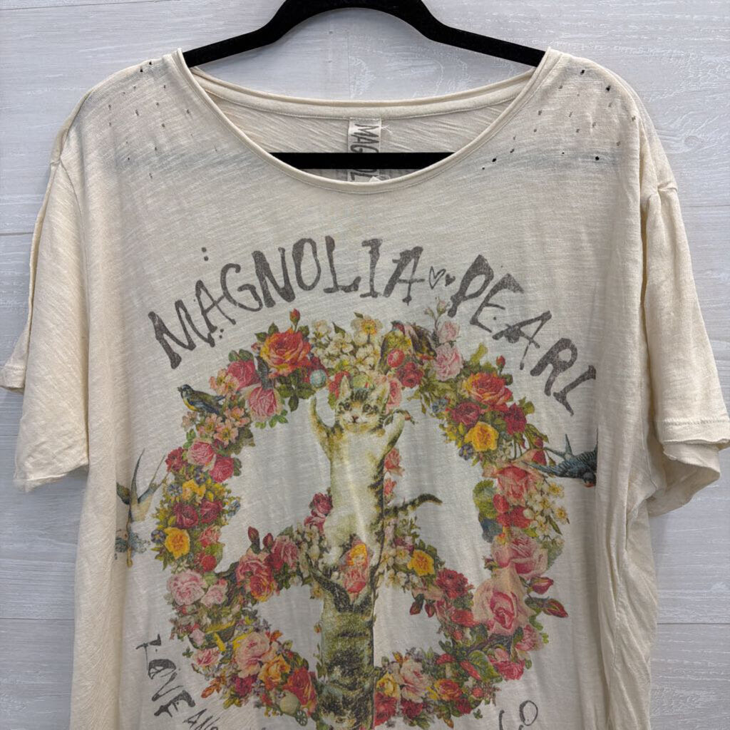 Magnolia Pearl Floral Peace "Love for Love's Sake" O/S