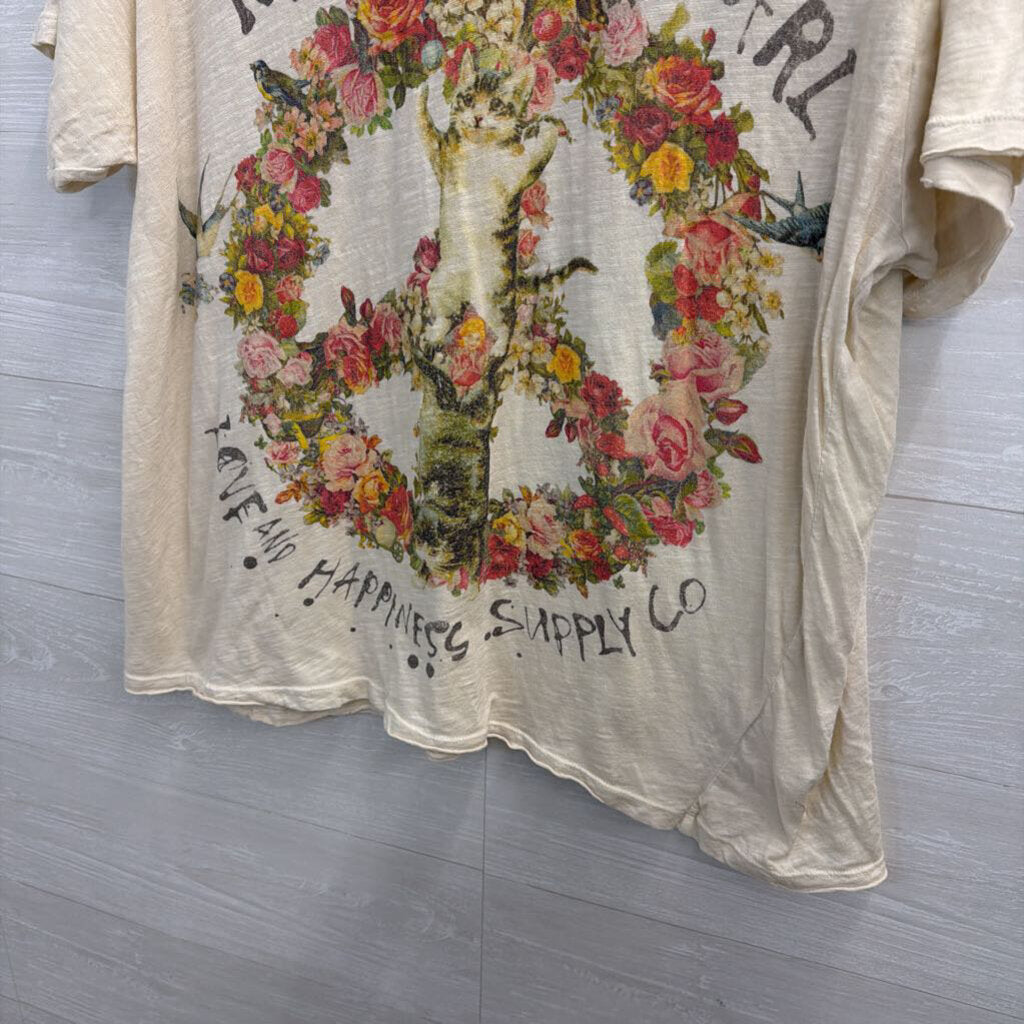 Magnolia Pearl Floral Peace "Love for Love's Sake" O/S