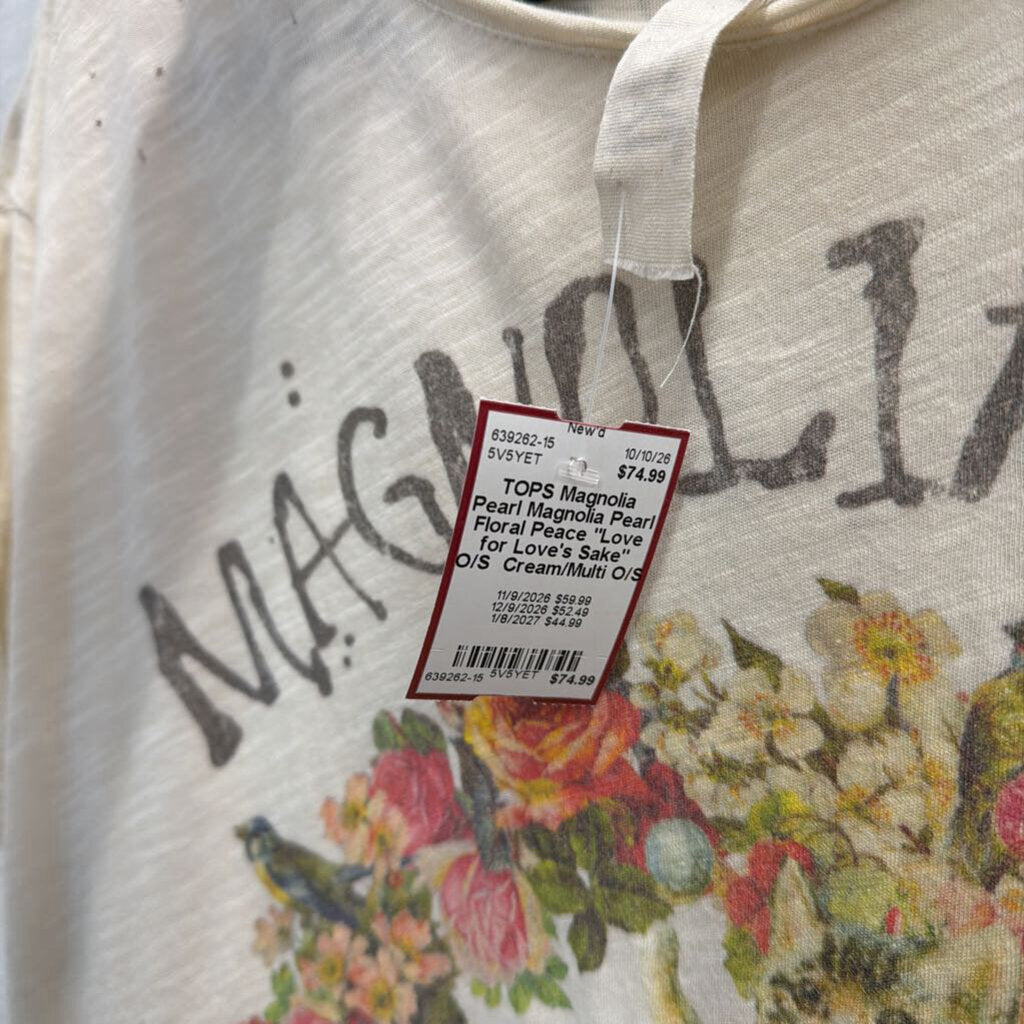 Magnolia Pearl Floral Peace "Love for Love's Sake" O/S
