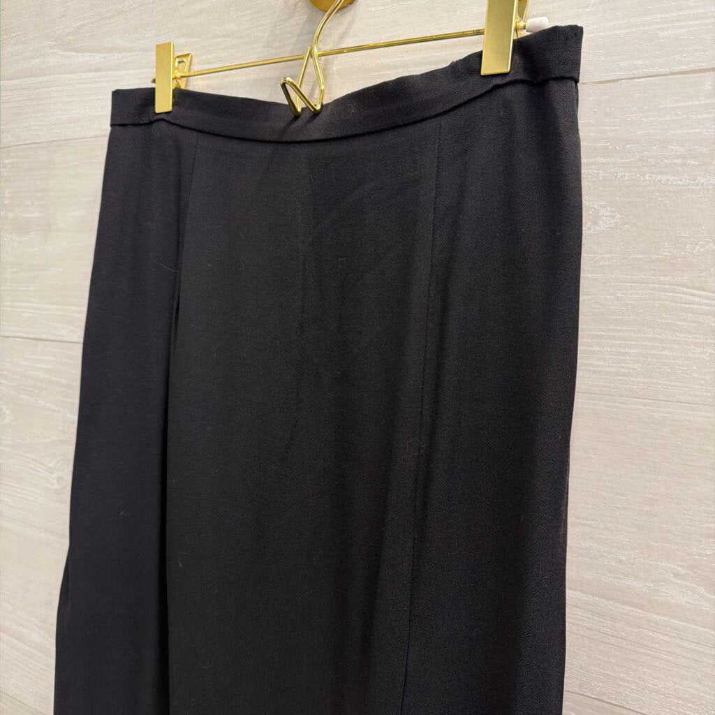 Black Maxi Skirt with Slit 12
