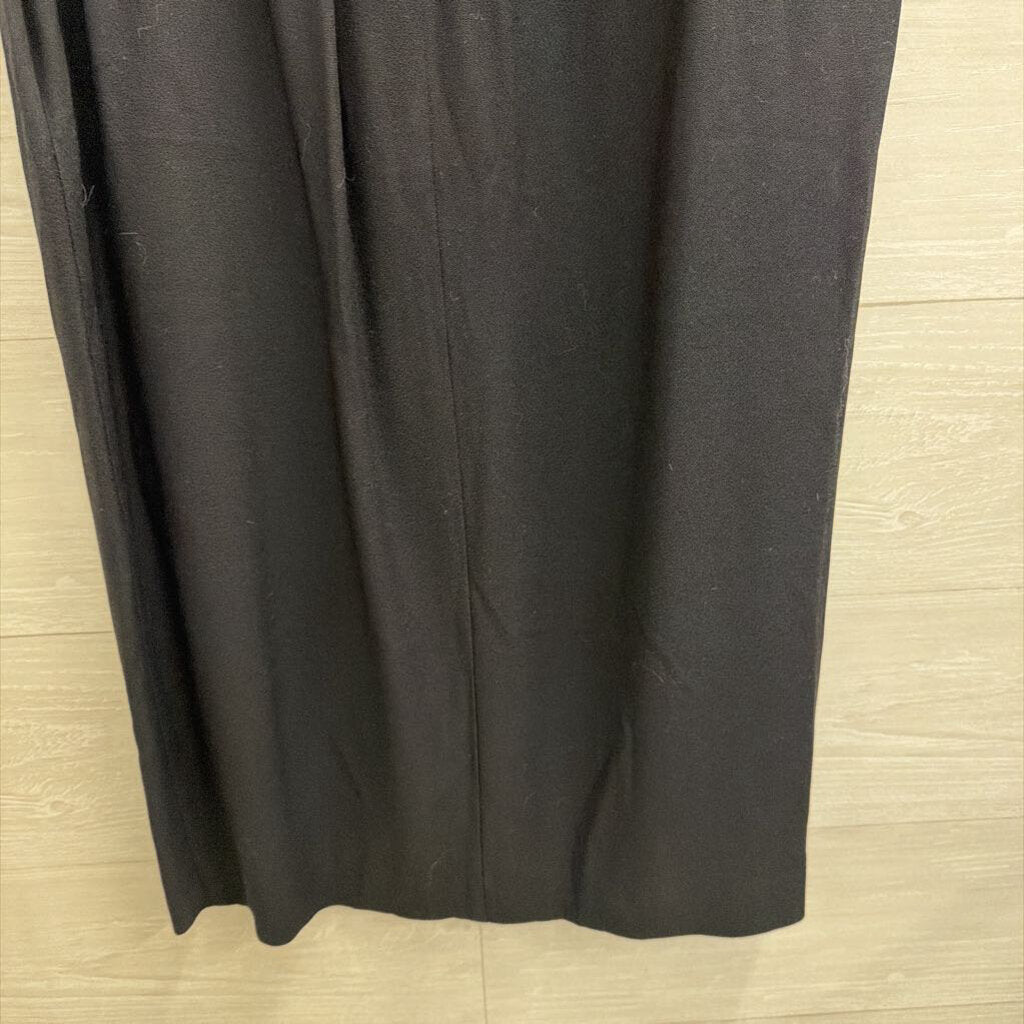 Black Maxi Skirt with Slit 12