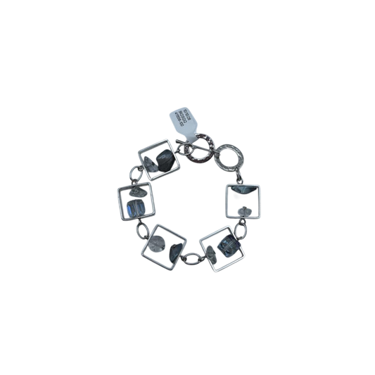 Silver Square Chain Bracelet