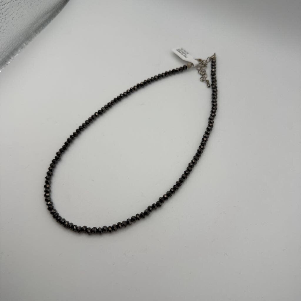 Charcoal Sparkly Chocker Necklace