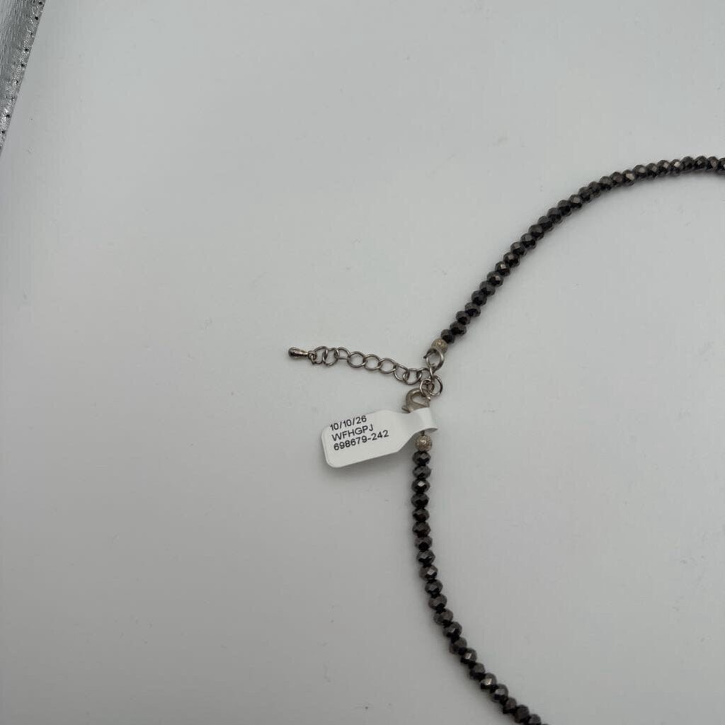 Charcoal Sparkly Chocker Necklace