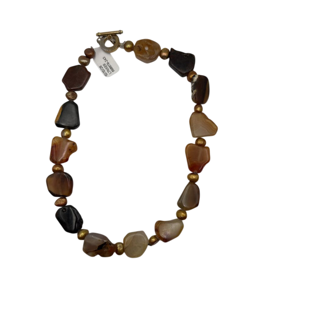 Bronze Stone Chocker Necklace