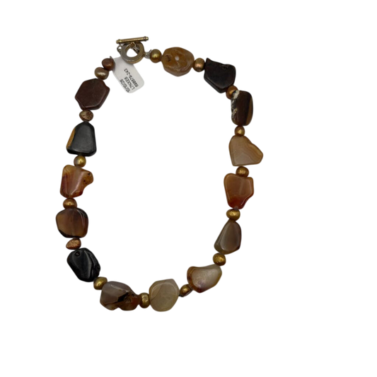 Bronze Stone Chocker Necklace