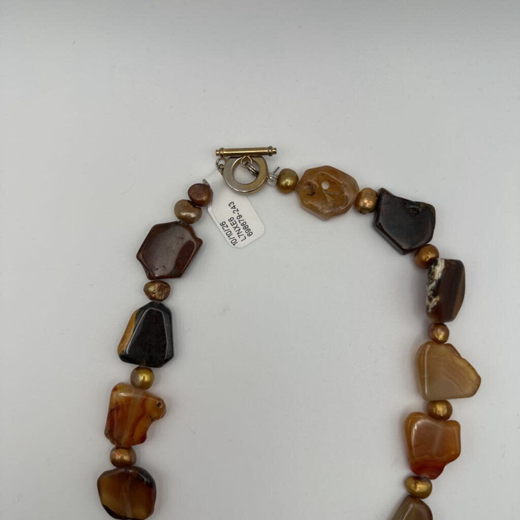 Bronze Stone Chocker Necklace
