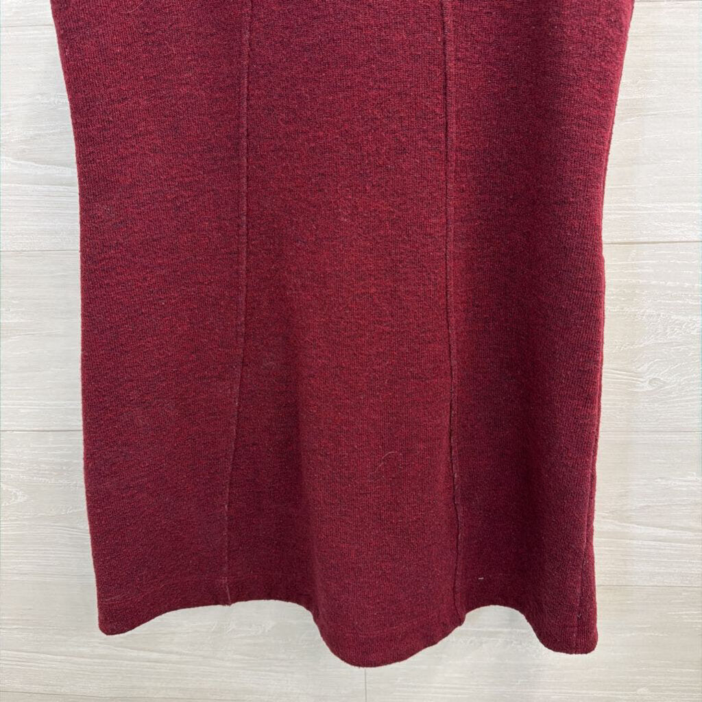Toad and Co Burgundy Long Vest Medium