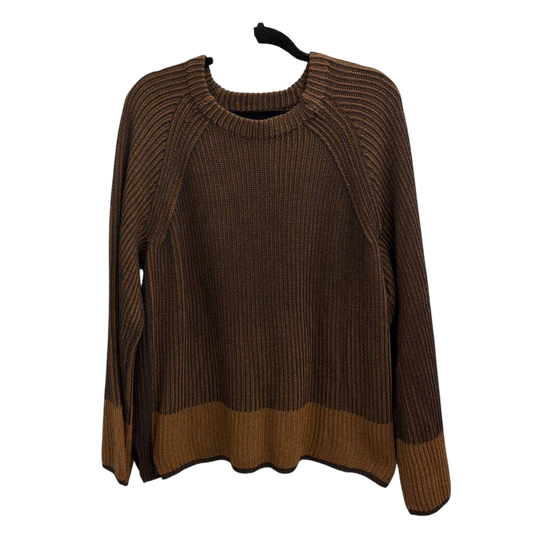Black/Brown Wide Arm Sweater Extra Large