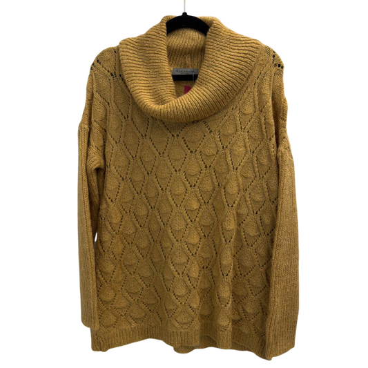 Golden Yellow Cowl Neck Sweater Small