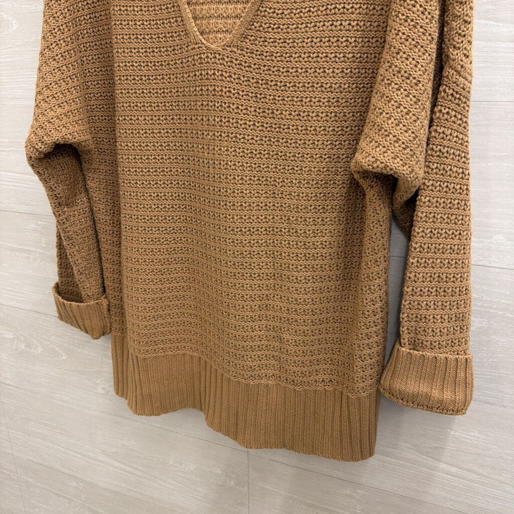 Light Brown Hooded Sweater Large