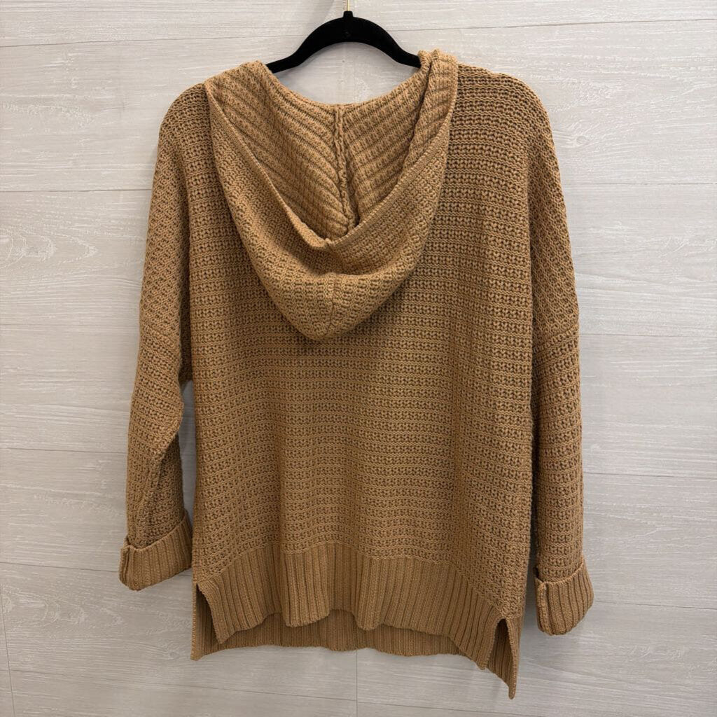 Light Brown Hooded Sweater Large