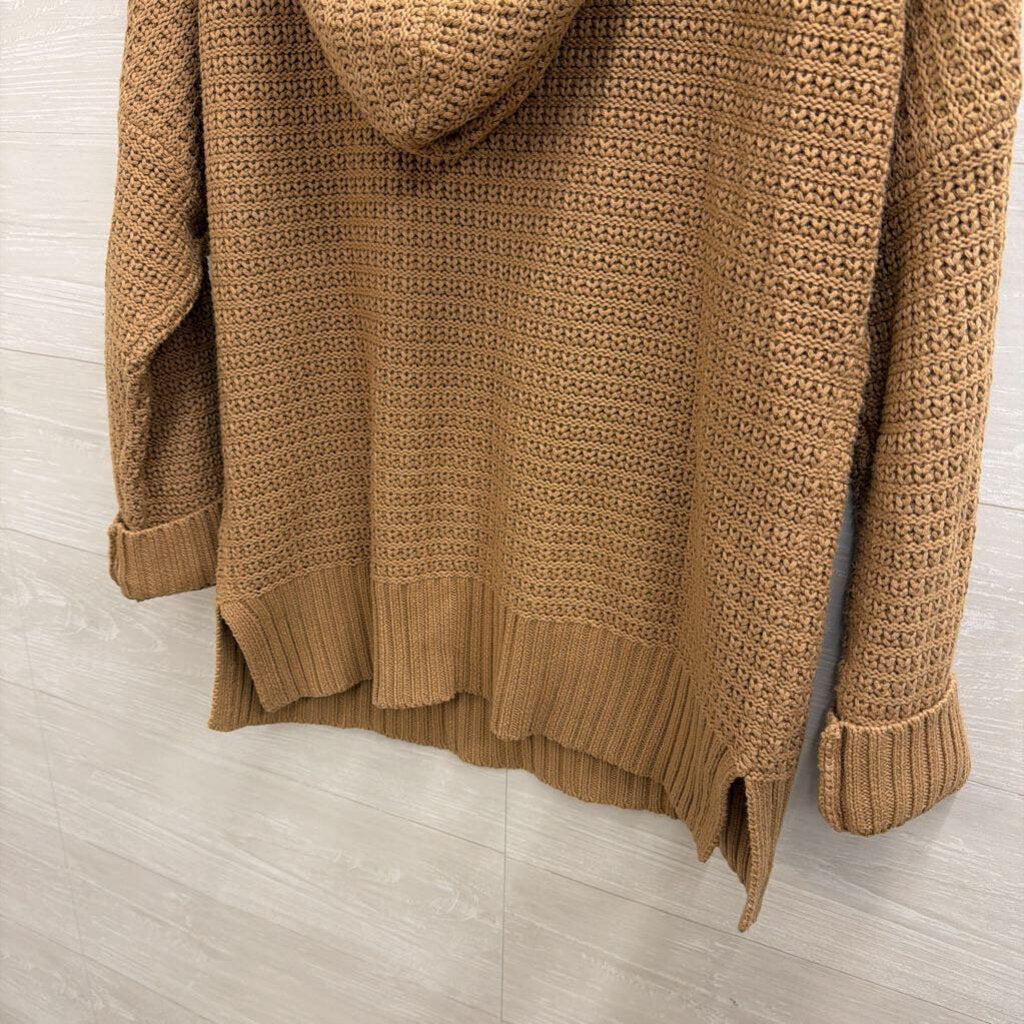 Light Brown Hooded Sweater Large