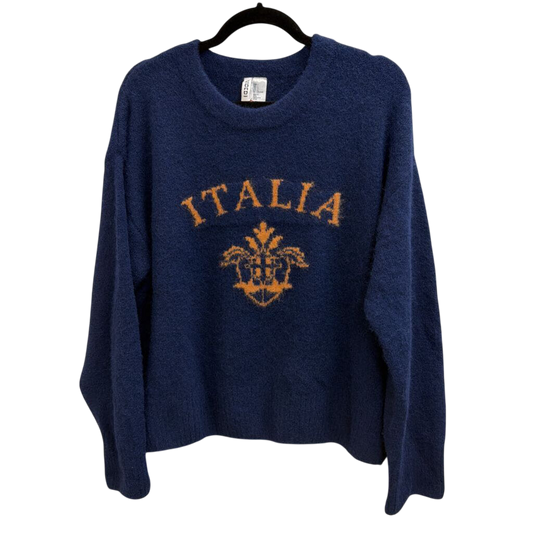 Italia Navy Sweater Large