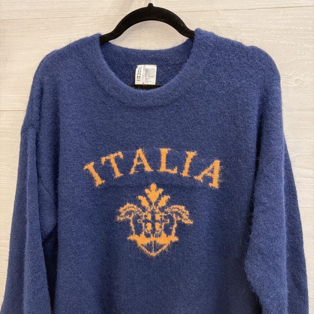 Italia Navy Sweater Large