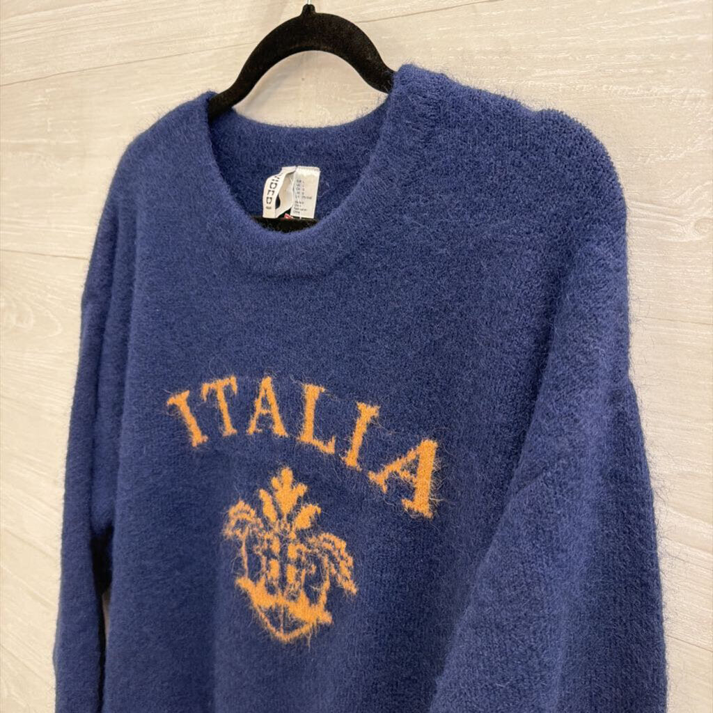 Italia Navy Sweater Large