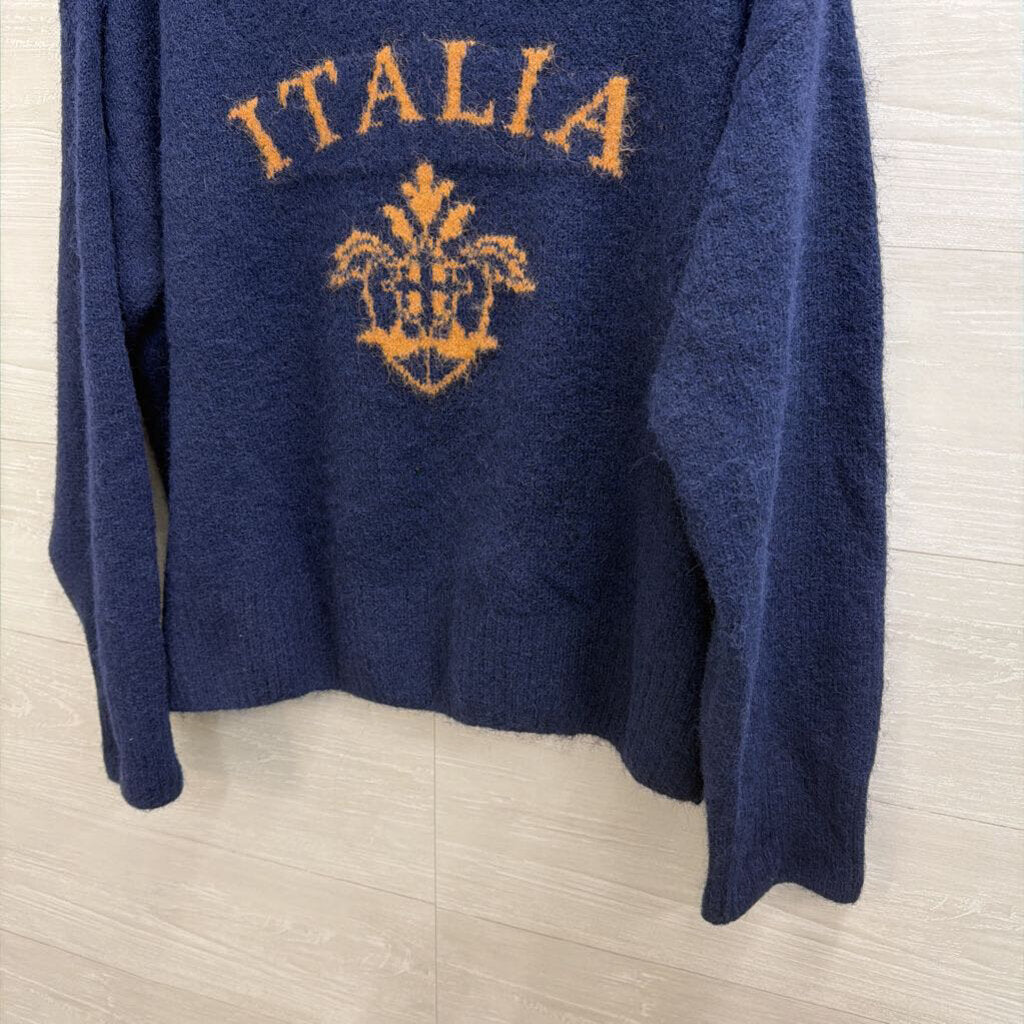 Italia Navy Sweater Large