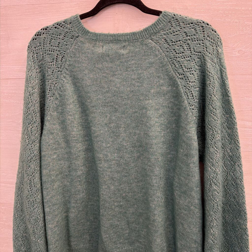 Green Henley Sweater Extra Extra Large
