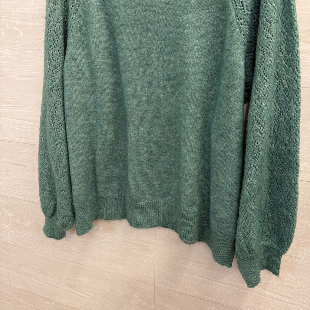 Green Henley Sweater Extra Extra Large