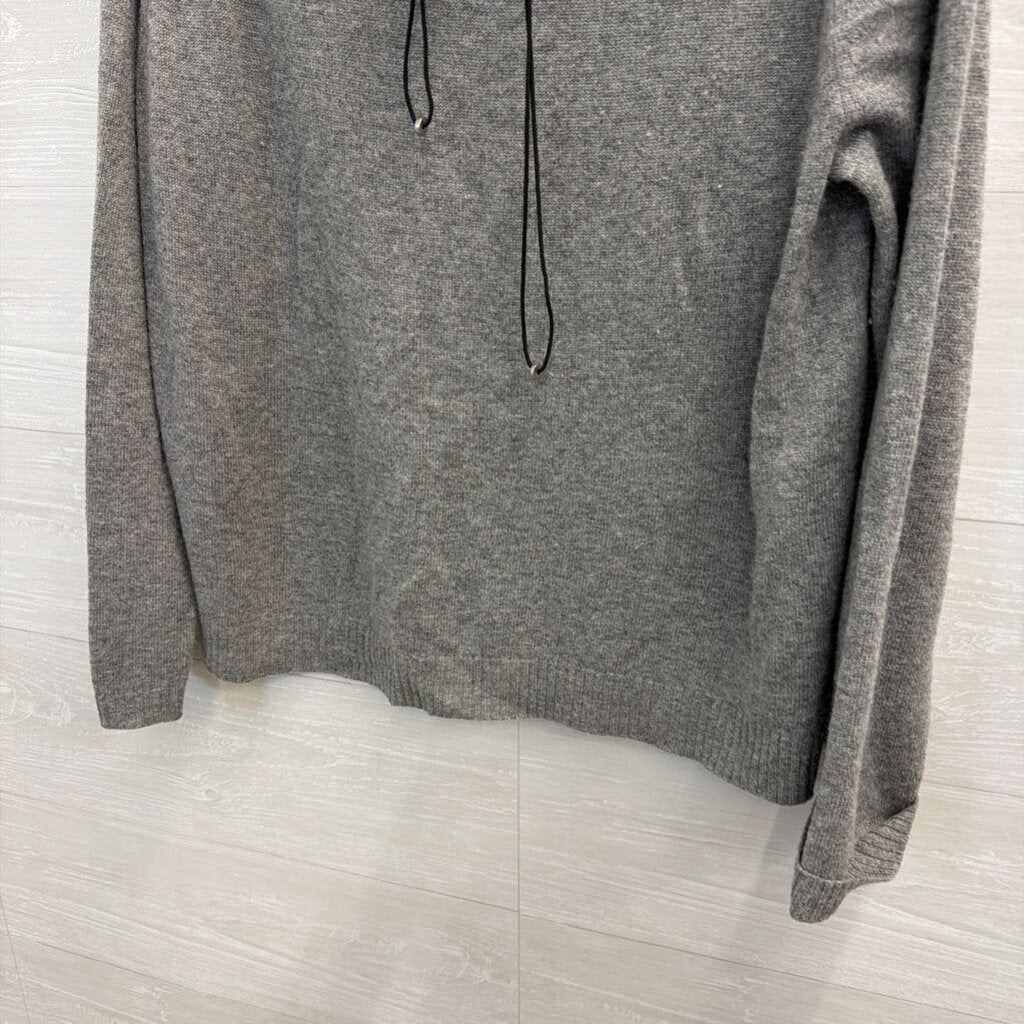 Lisa Todd Grey/Lime Sweater Large