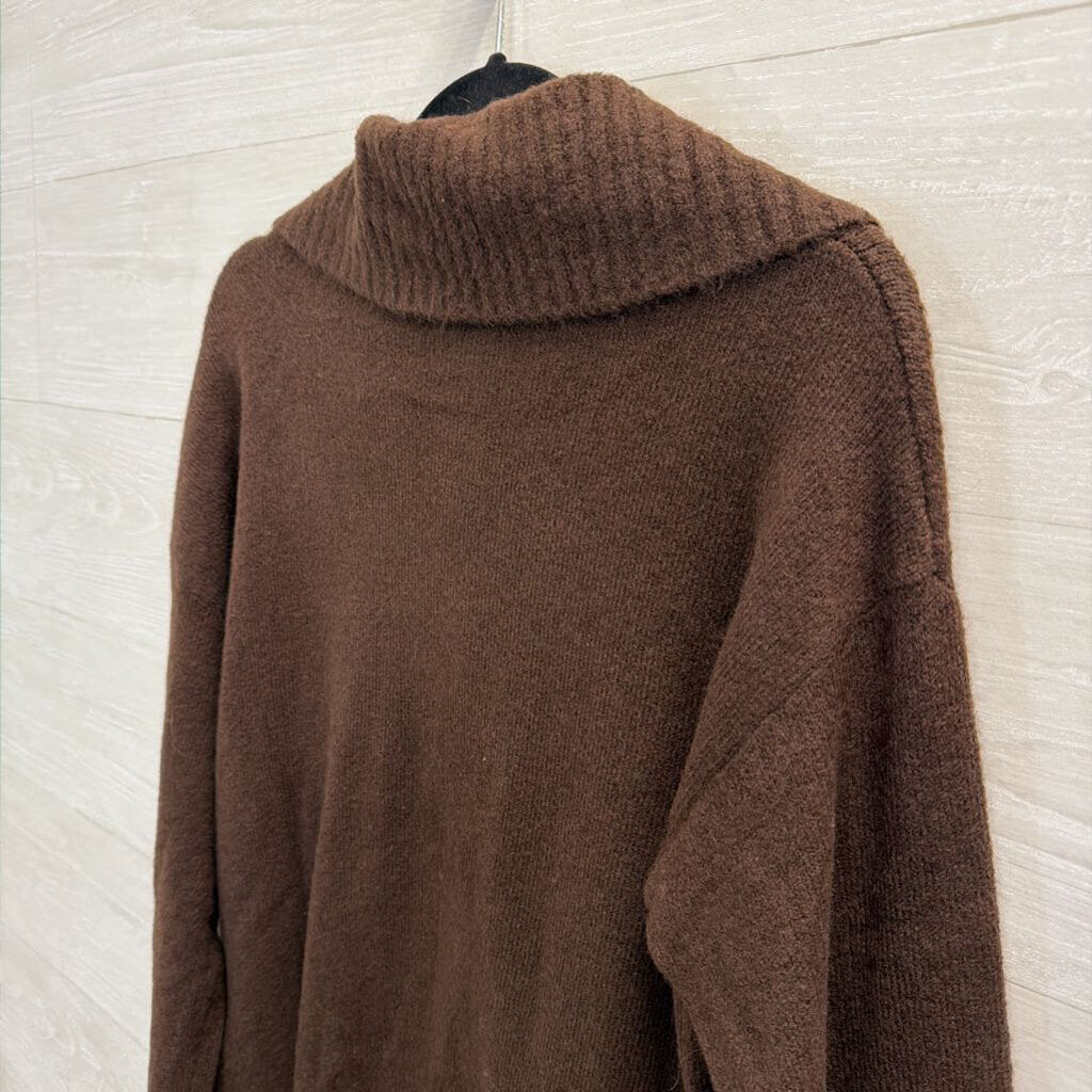 Chocolate Brown Cardigan Sweater Small
