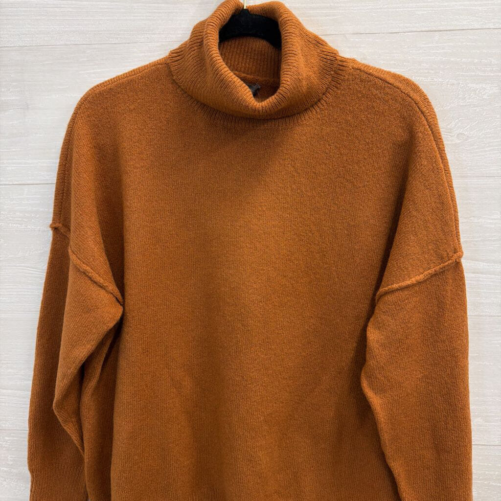 Brown Turtleneck Sweater Small