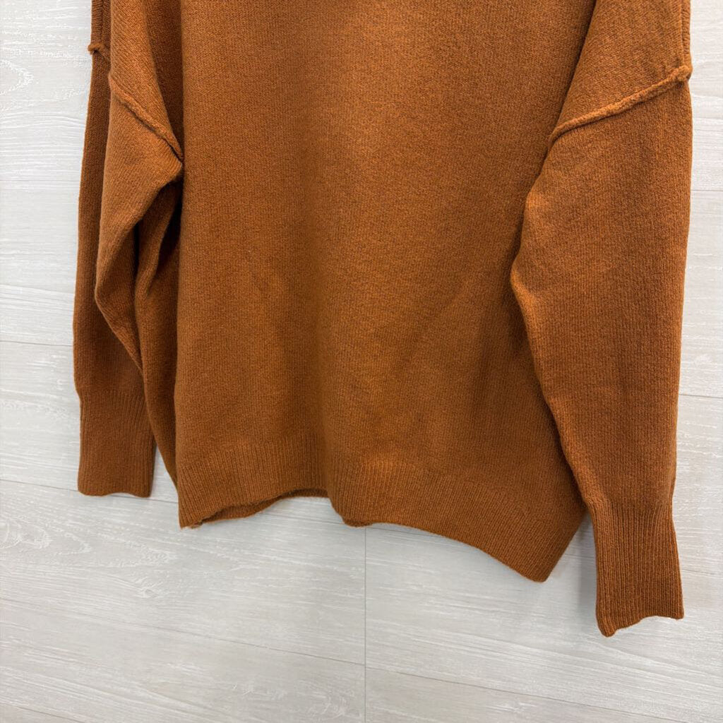 Brown Turtleneck Sweater Small