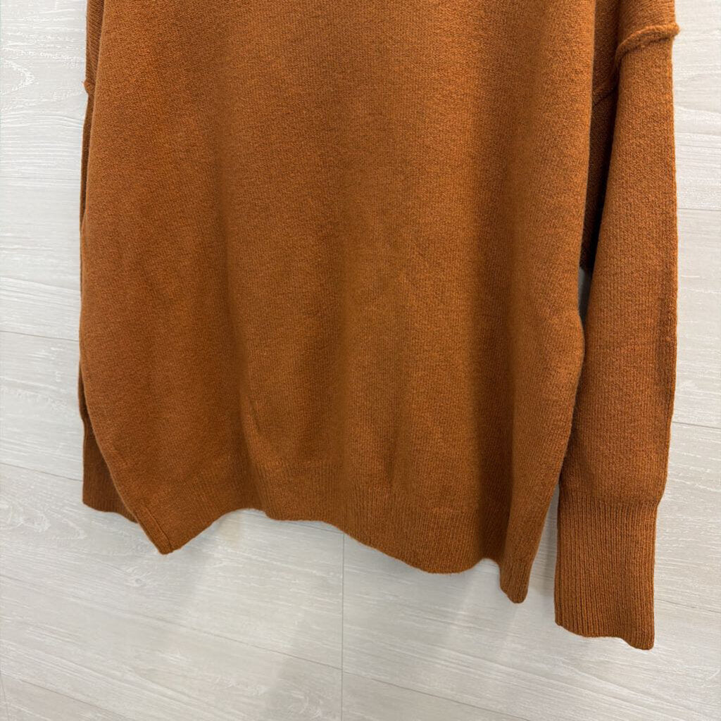 Brown Turtleneck Sweater Small