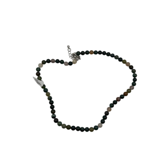 Small Earth Tone Beaded Necklace