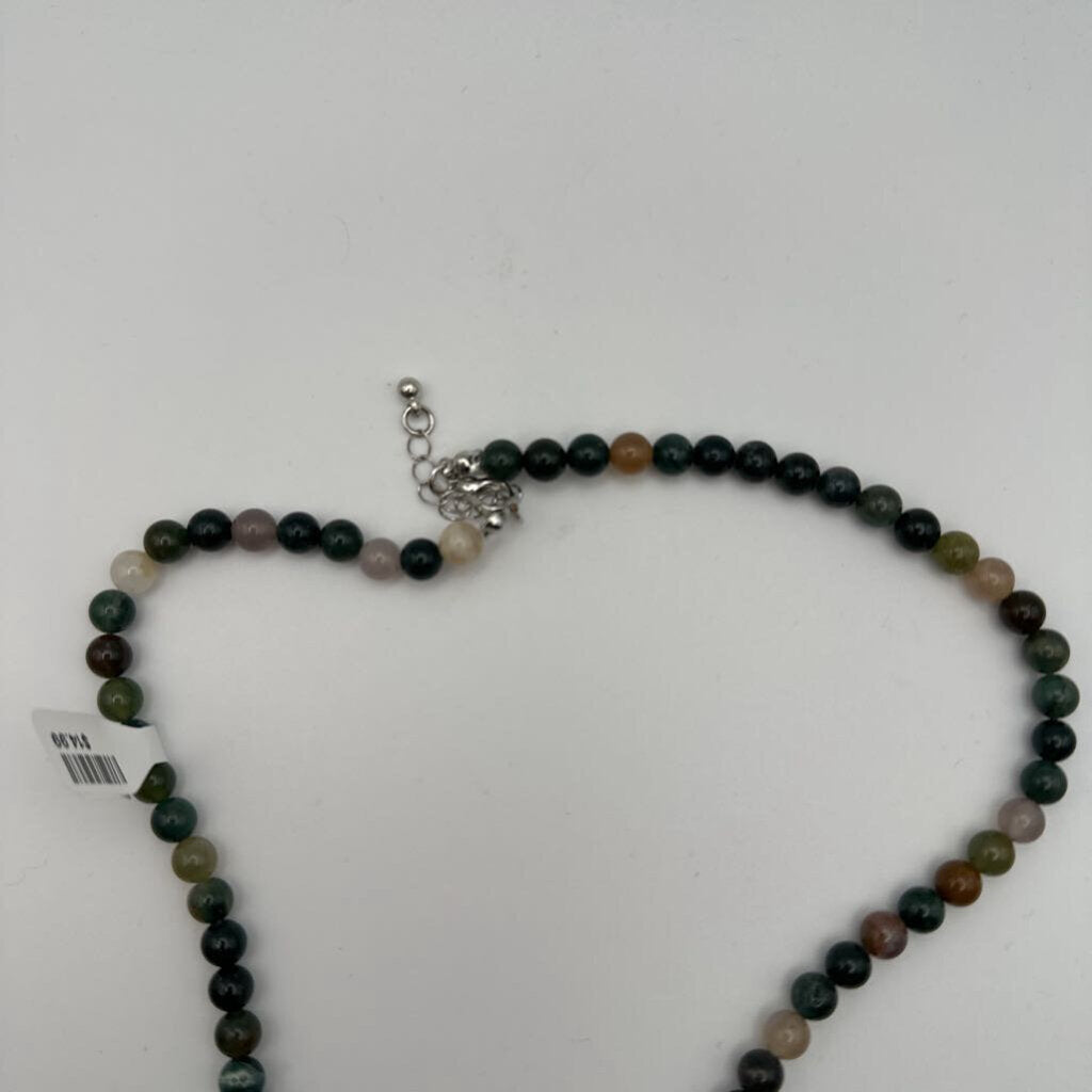 Small Earth Tone Beaded Necklace