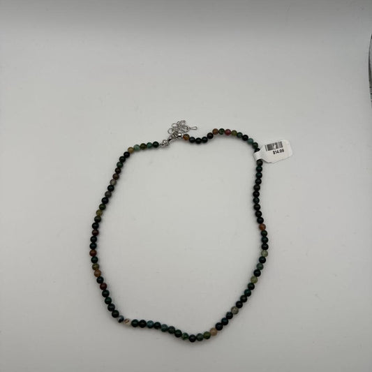 Small Earth Tone Beaded Necklace