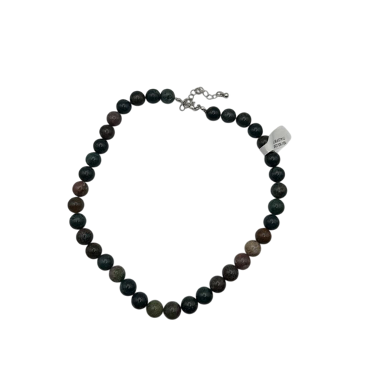 Large Earth Tone Beaded Necklace