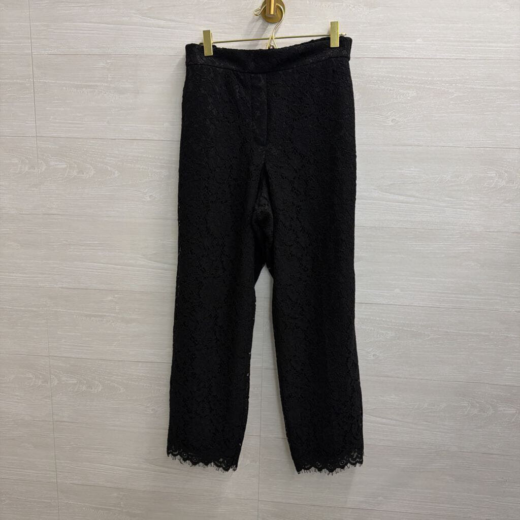 J. Crew Black Lace Pants Size 14