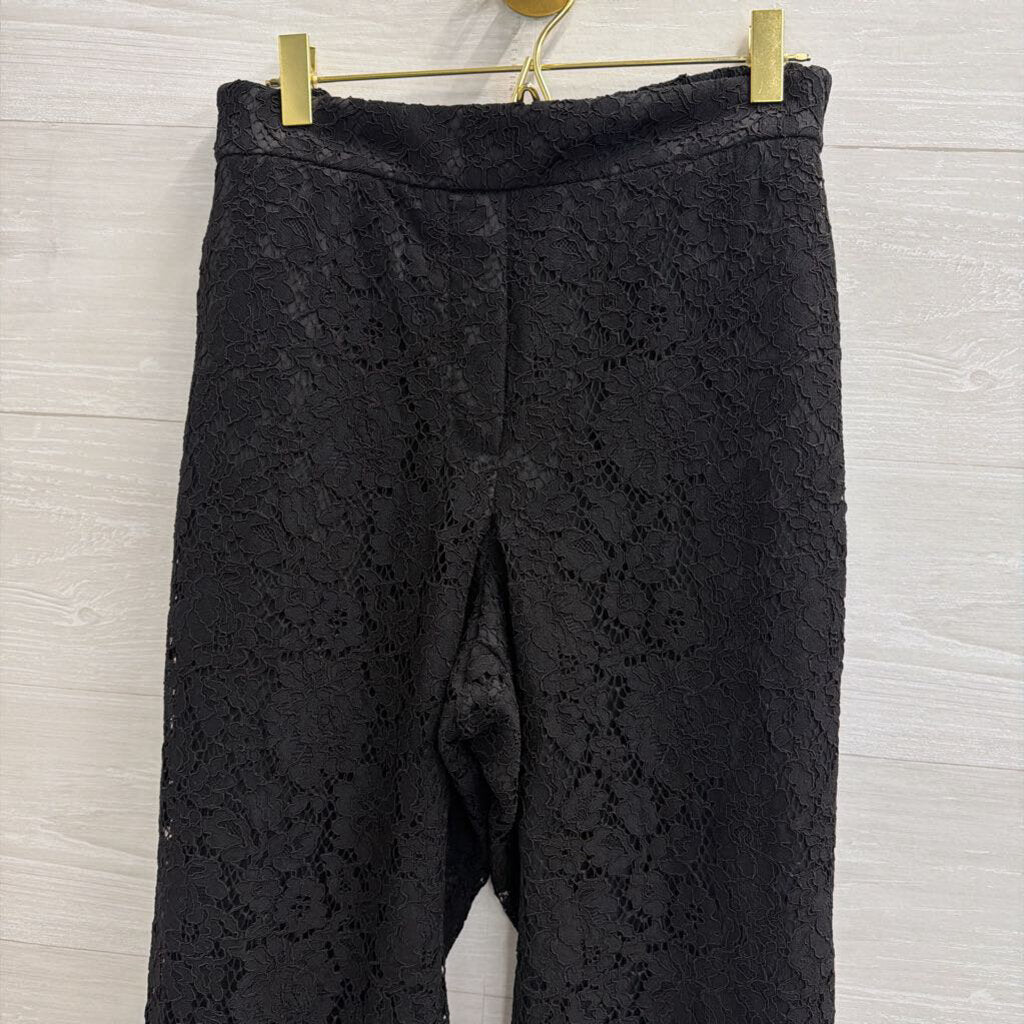 J. Crew Black Lace Pants Size 14