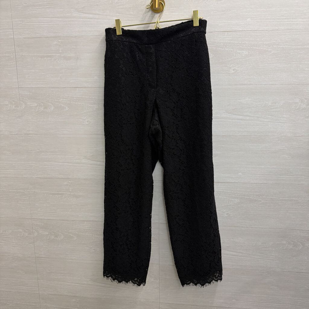 J. Crew Black Lace Pants Size 14