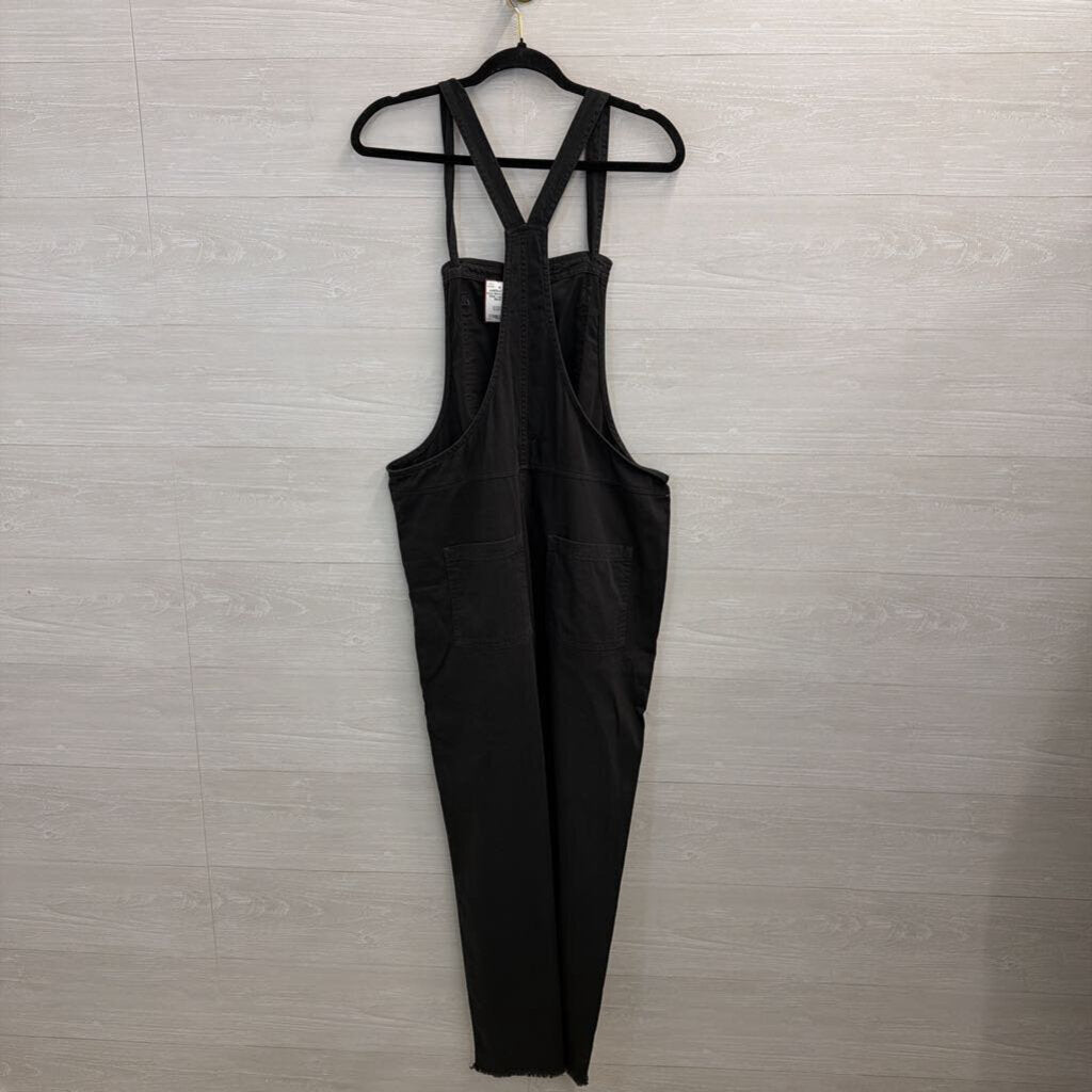 Aerie Black Overalls Wide Leg Large
