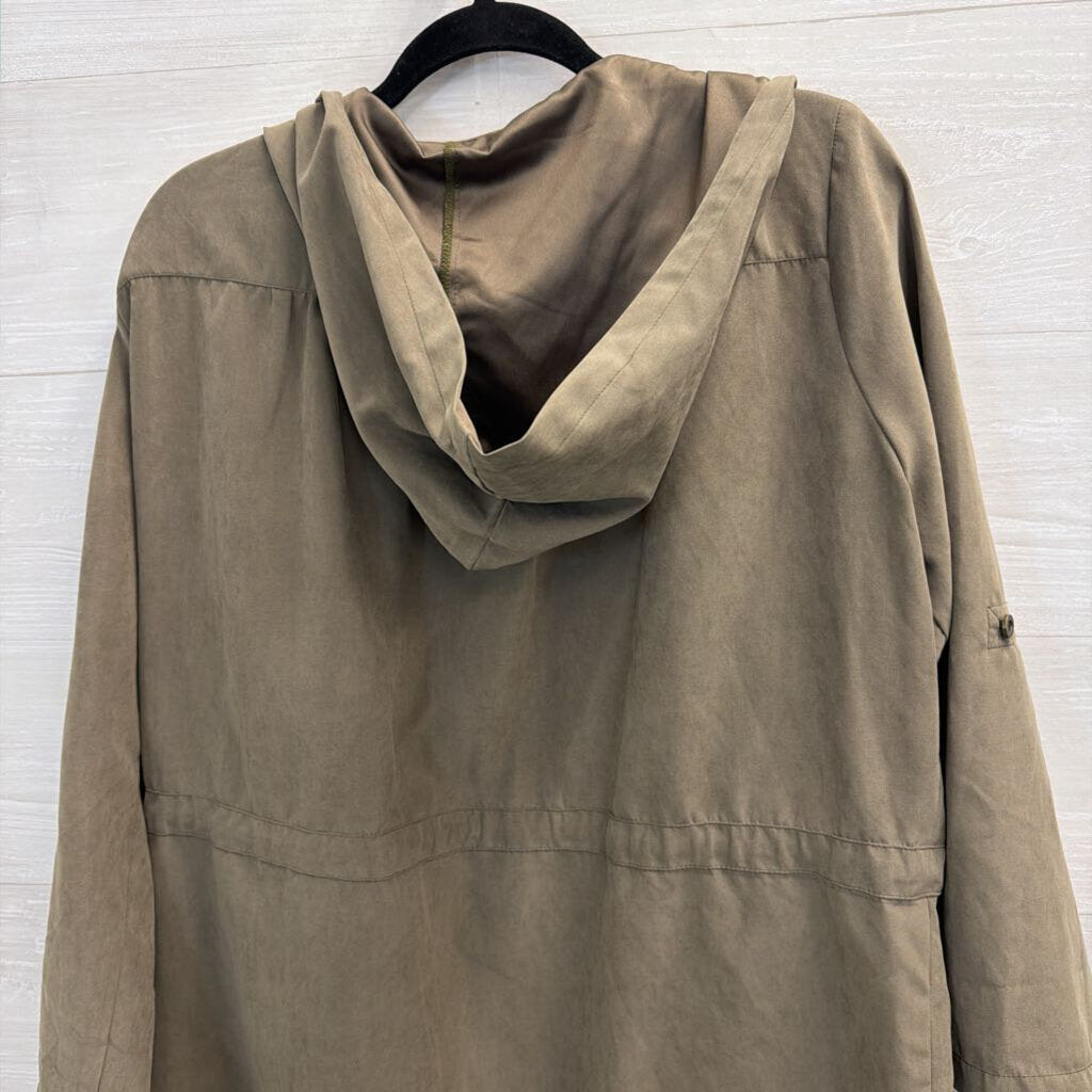 Olive Green Light Weight Jacket Large