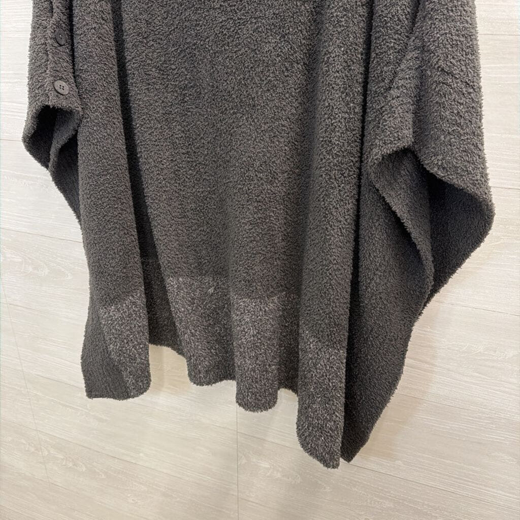 Barefoot Dreams Grey Poncho Sweater O/S