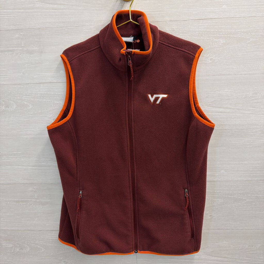 Columbia Virginia Tech Hokies Fleece Vest Extra Large
