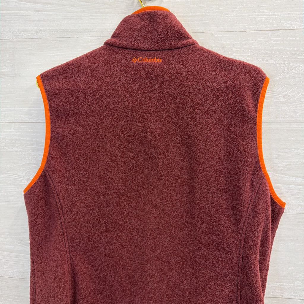 Columbia Virginia Tech Hokies Fleece Vest Extra Large
