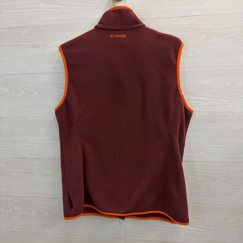 Columbia Virginia Tech Hokies Fleece Vest Extra Large