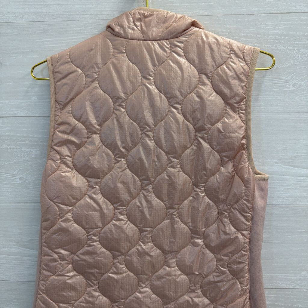 J. Crew Blush Puffer Vest Small